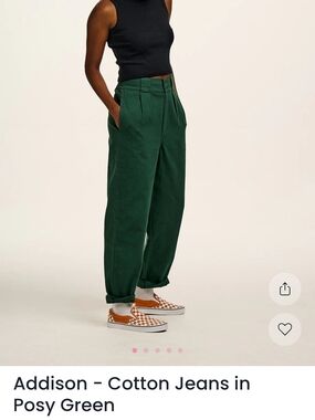 Lucy & Yak Posy Green Addison Jeans